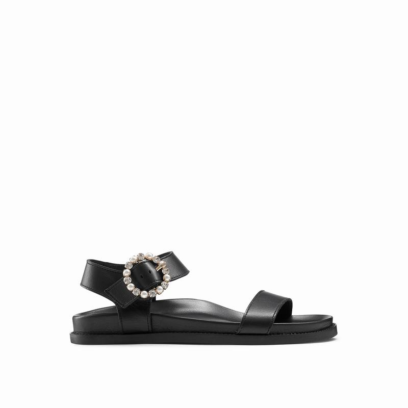 Russell And Bromley Ariel Ženske Sandale Crne | NNG763JC