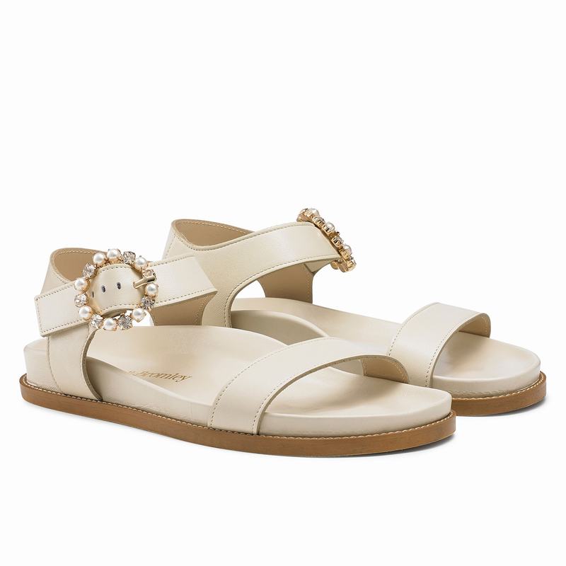 Russell And Bromley Ariel Ženske Sandale Krem Bijele | WTW675VH