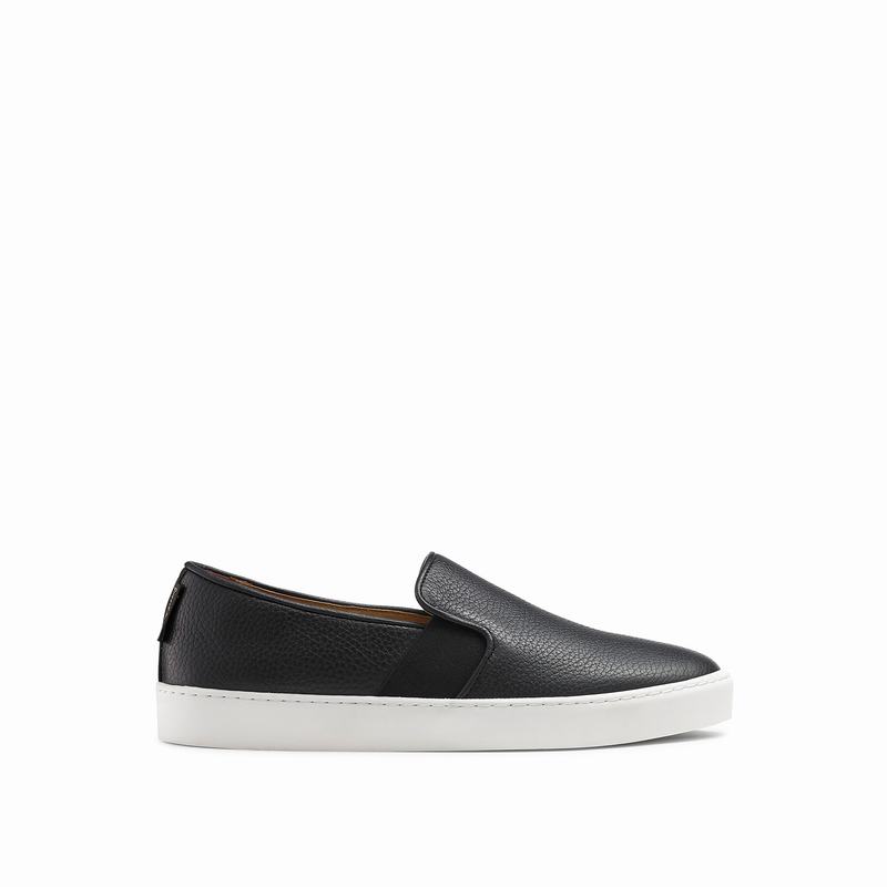 Russell And Bromley Ball Park Ženske Slip On Tenisice Crne | FSD1992RV