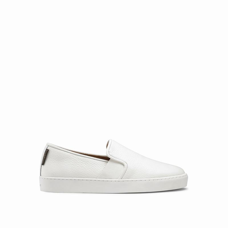 Russell And Bromley Ball Park Ženske Slip On Tenisice Bijele | XXA9146UW