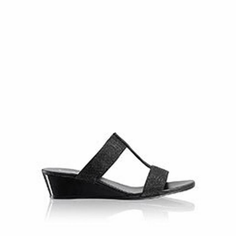 Russell And Bromley Bellina Ženske Sandale na Klin Crne | JSY7640DY