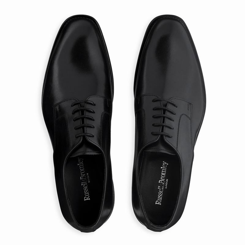 Russell And Bromley Burford Muške Derby Cipele Crne | KHR685ZT