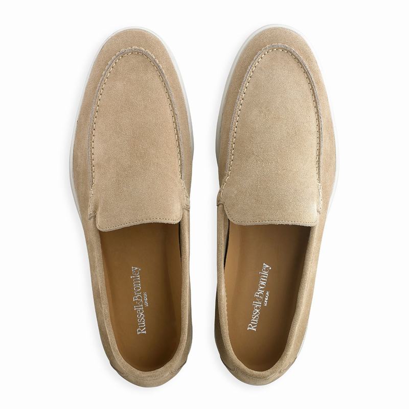 Russell And Bromley Carmel Muške Slip On Cipele Kaki Boja | TAM6685RR