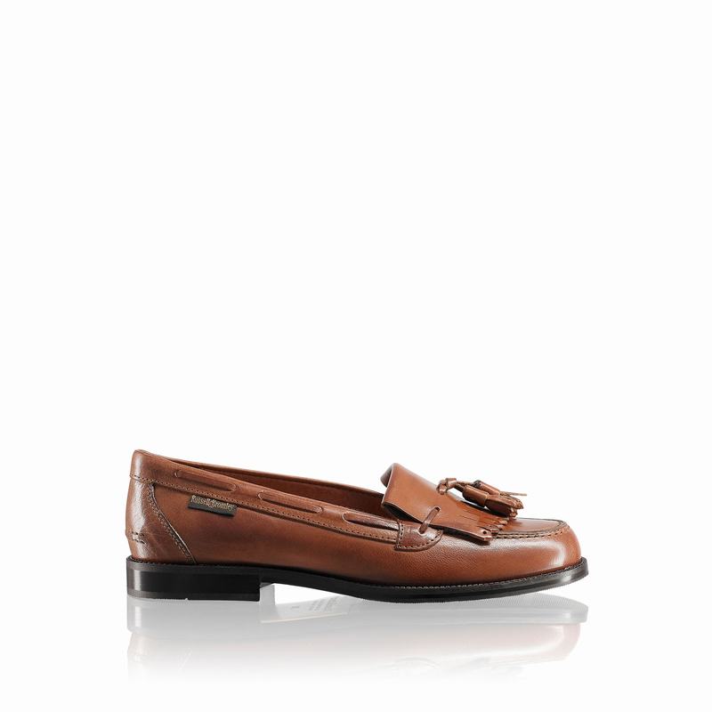 Russell And Bromley Chester Ženske Mokasinke Smeđe | GOE5258DZ