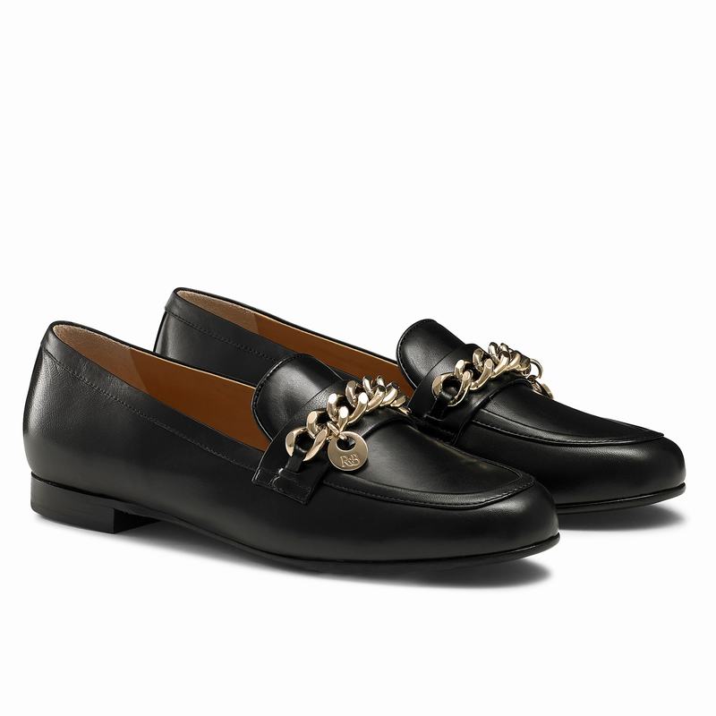 Russell And Bromley Chitchat Ženske Mokasinke Crne | ZRS3940VF