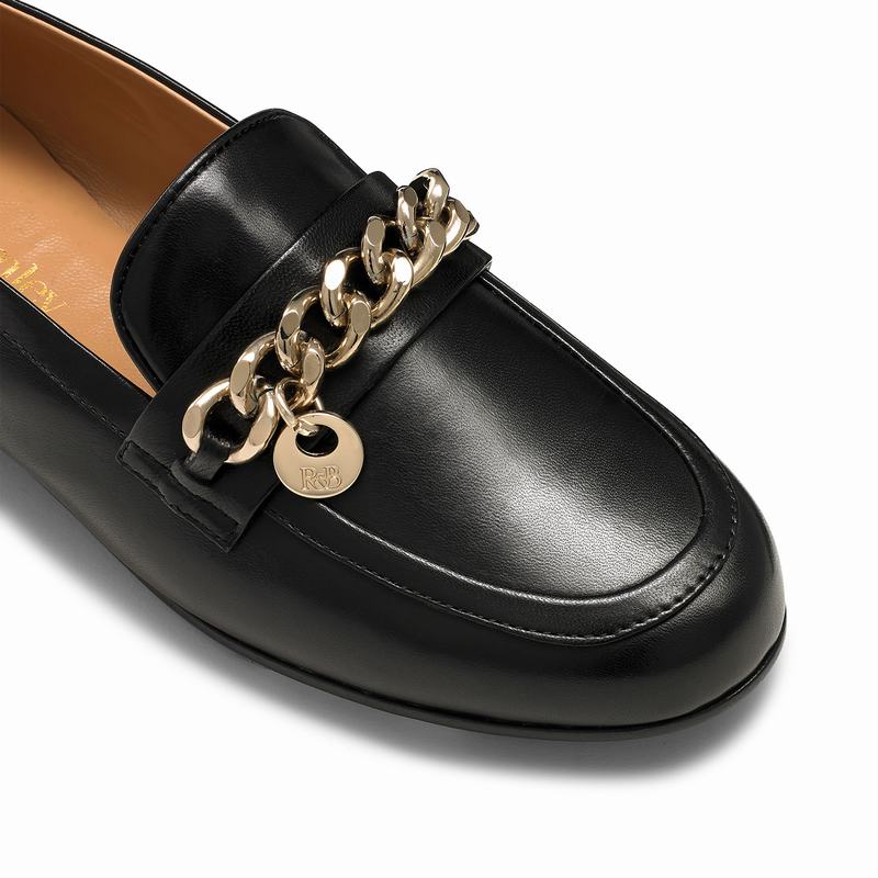 Russell And Bromley Chitchat Ženske Mokasinke Crne | ZRS3940VF