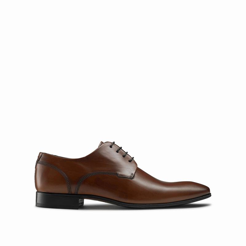 Russell And Bromley City Muške Derby Cipele Smeđe | XAW8837TB