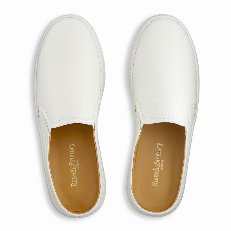 Russell And Bromley Clearcut Ženske Slip On Tenisice Bijele | VAQ234DA