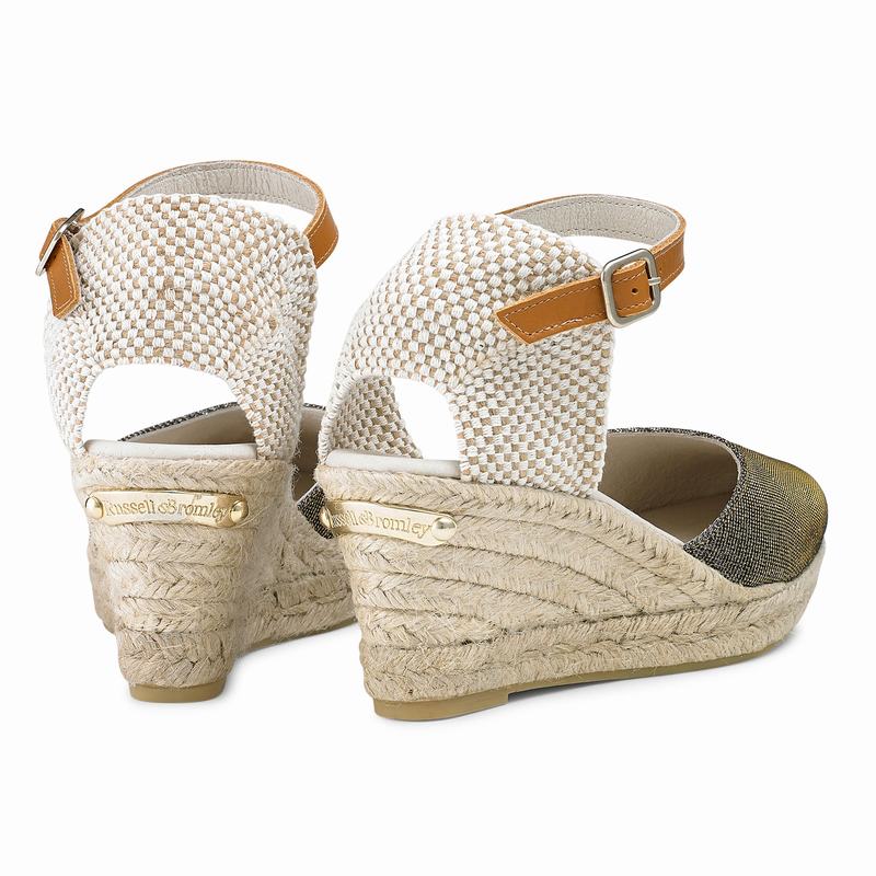 Russell And Bromley Coco-nut Ženske Espadrile Metalne | WIJ5192BH