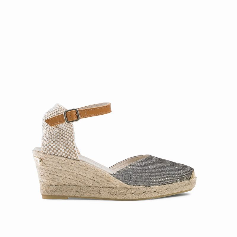 Russell And Bromley Coco-nut Ženske Espadrile Metalne | WIJ5192BH