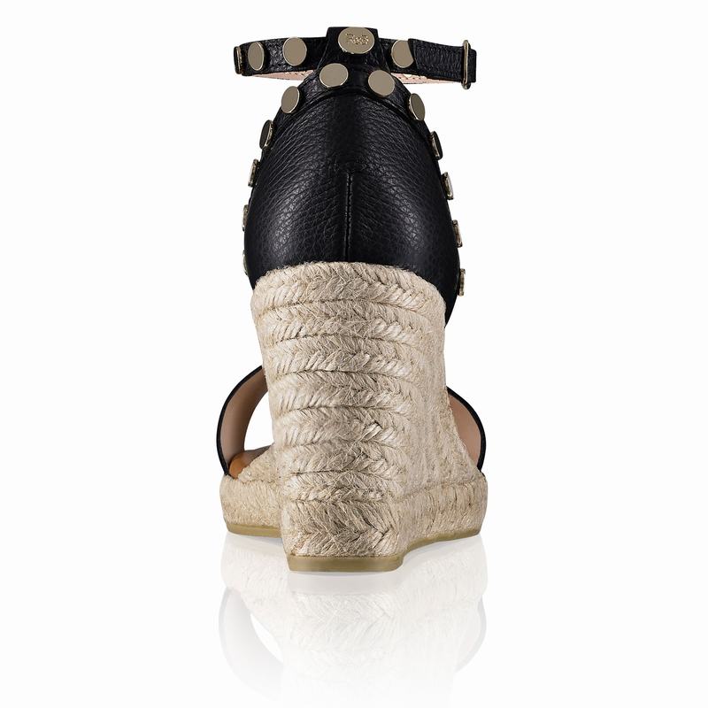 Russell And Bromley Coin Spin Ženske Espadrile Crne | AFM65ON