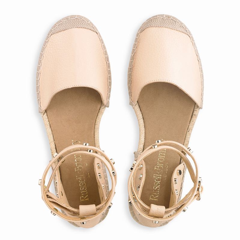 Russell And Bromley Coin Wrap Ženske Espadrile Smeđe | RVN734LW