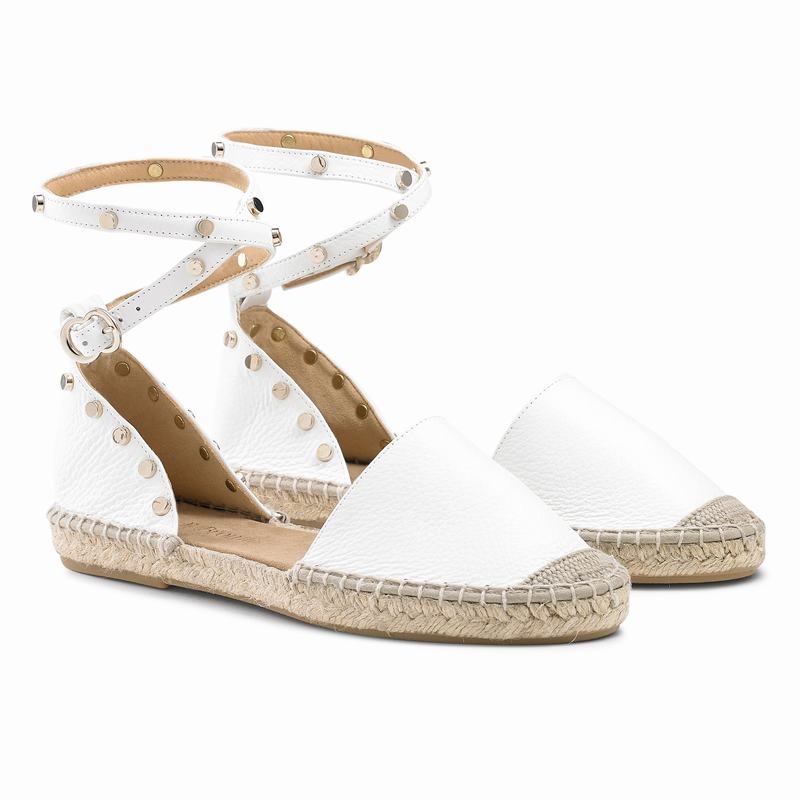 Russell And Bromley Coin Wrap Ženske Espadrile Bijele | TCU5880FO