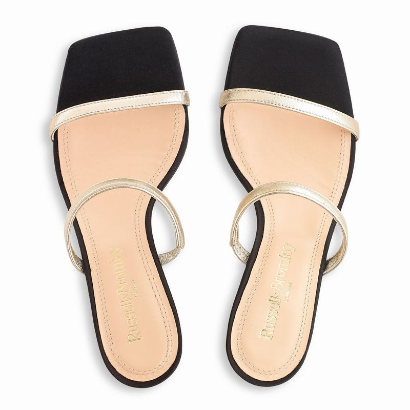 Russell And Bromley Daiquiri Ženske Sandale Na Petu Metalne | QJV8757AG