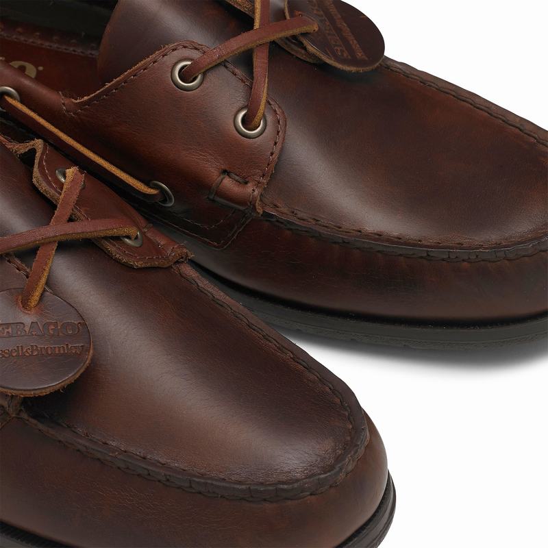 Russell And Bromley Docksides Muške Cipele Za Čamce Smeđe | XAI9584MO