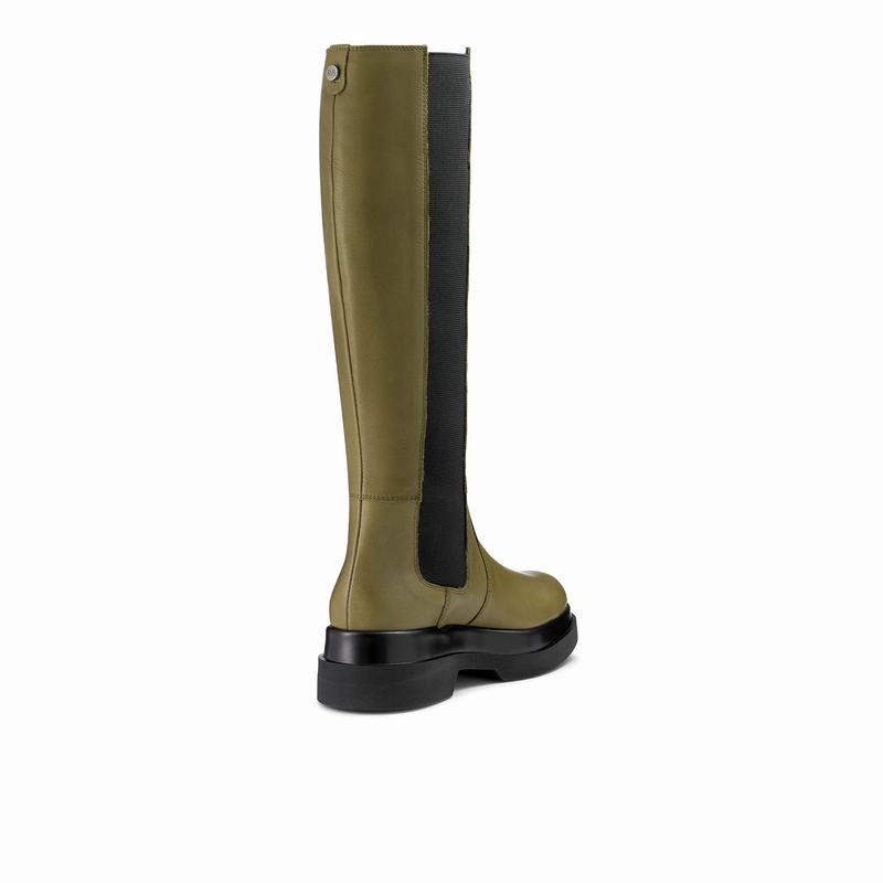 Russell And Bromley Everglade Ženske Knee-high Boots Zelene | BEV7468RI