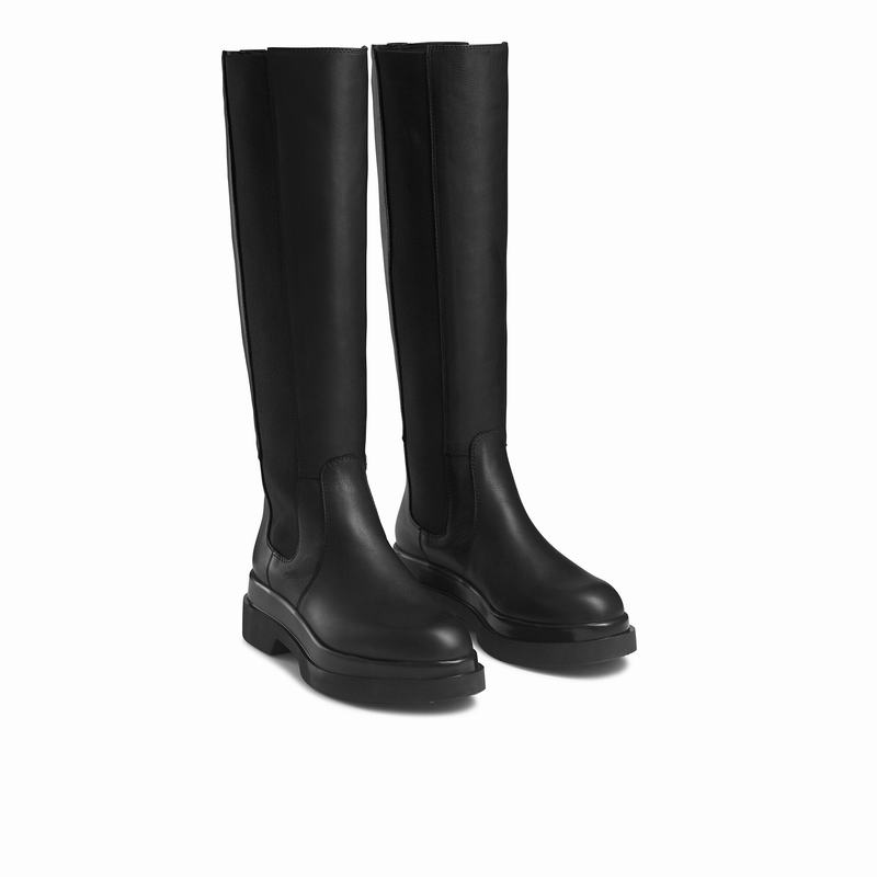 Russell And Bromley Everglade Ženske Knee-high Boots Crne | KZL2452QU