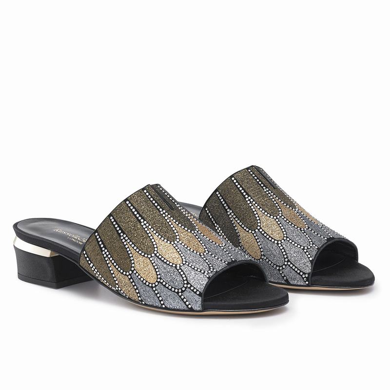 Russell And Bromley Feathers Ženske Mules Metalne | HBD1122VI