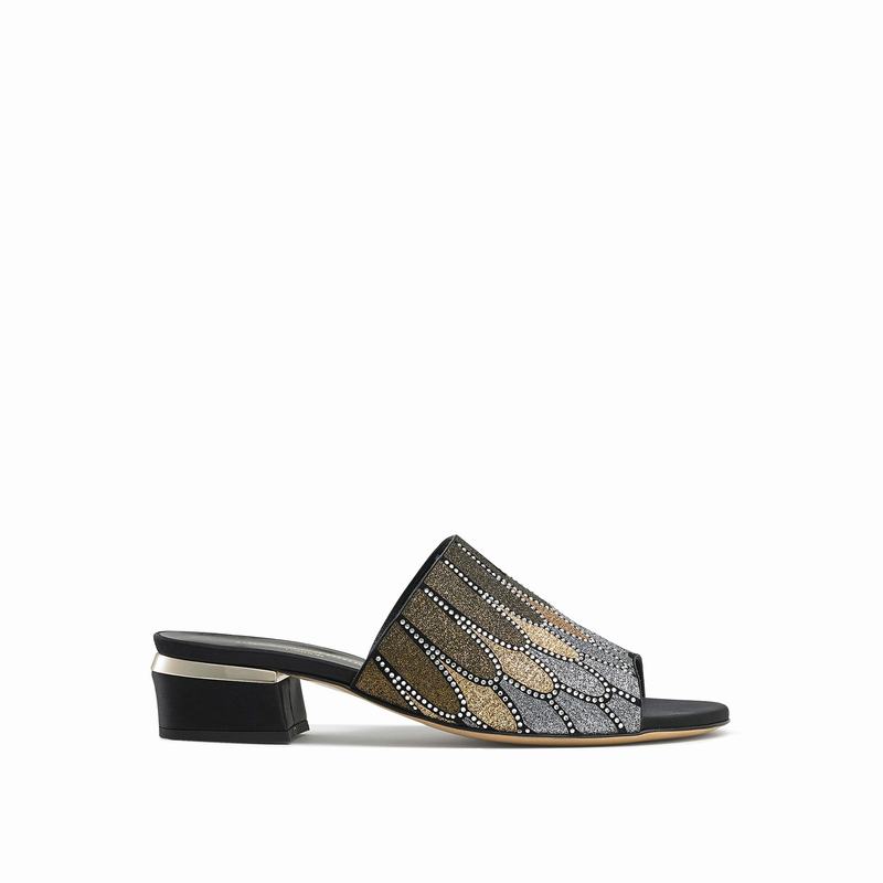 Russell And Bromley Feathers Ženske Mules Metalne | HBD1122VI