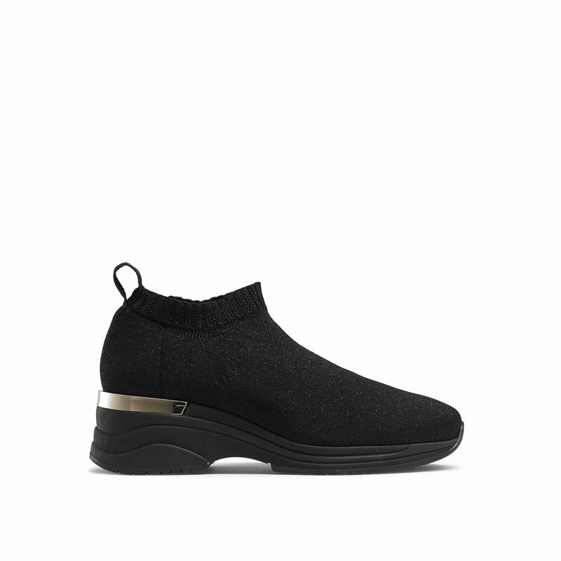 Russell And Bromley Fly By Ženske Slip On Tenisice Crne | REU6364YL