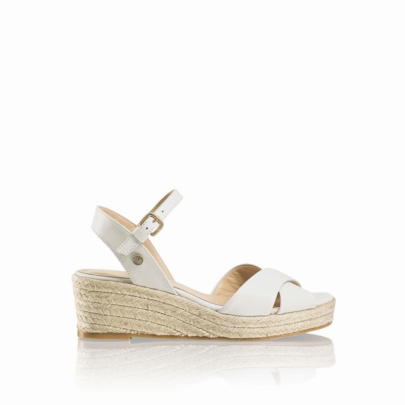 Russell And Bromley Gelato Ženske Espadrile Bijele | VNO2136MN