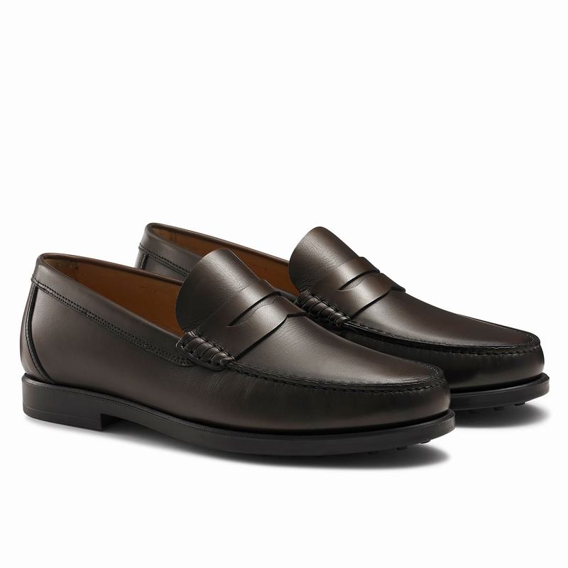 Russell And Bromley Hard Wear Muške Mokasinke Smeđe | OLW4679LD