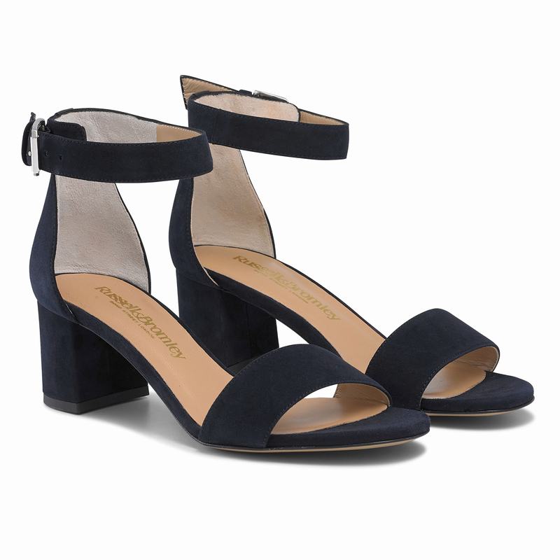 Russell And Bromley Ittakestwo Ženske Sandale Na Petu Plave | GJT7317CS