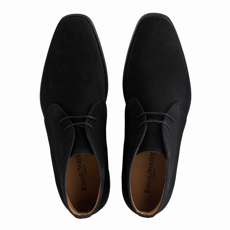 Russell And Bromley Jermyn Muške Pustinjske Čizme Crne | VUW4245SW