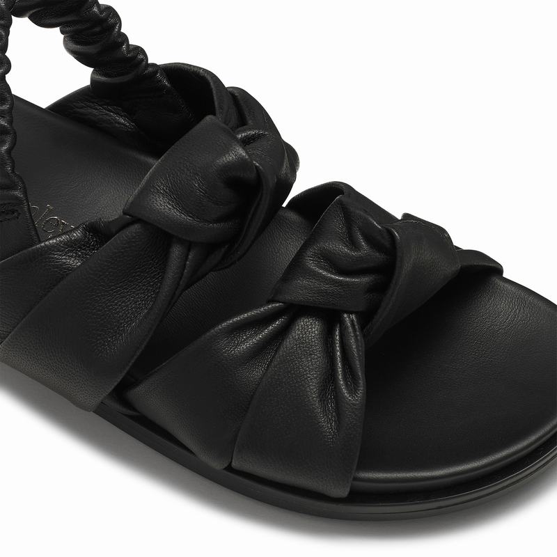 Russell And Bromley Knottie Ženske Sandale Crne | WNZ2589RV