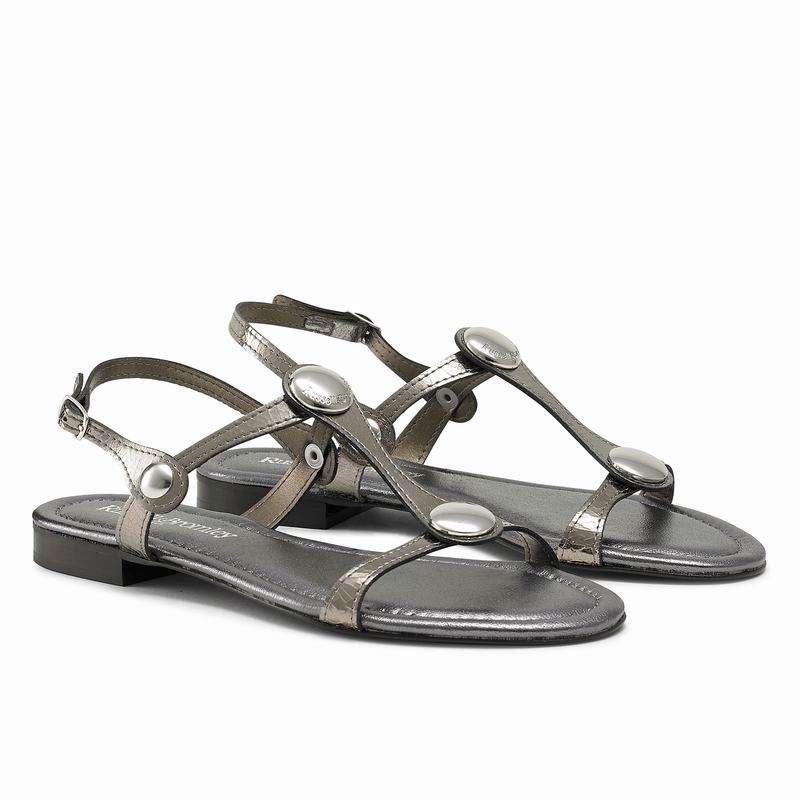 Russell And Bromley Lauren Ženske Sandale Metalne | UQH5934IP