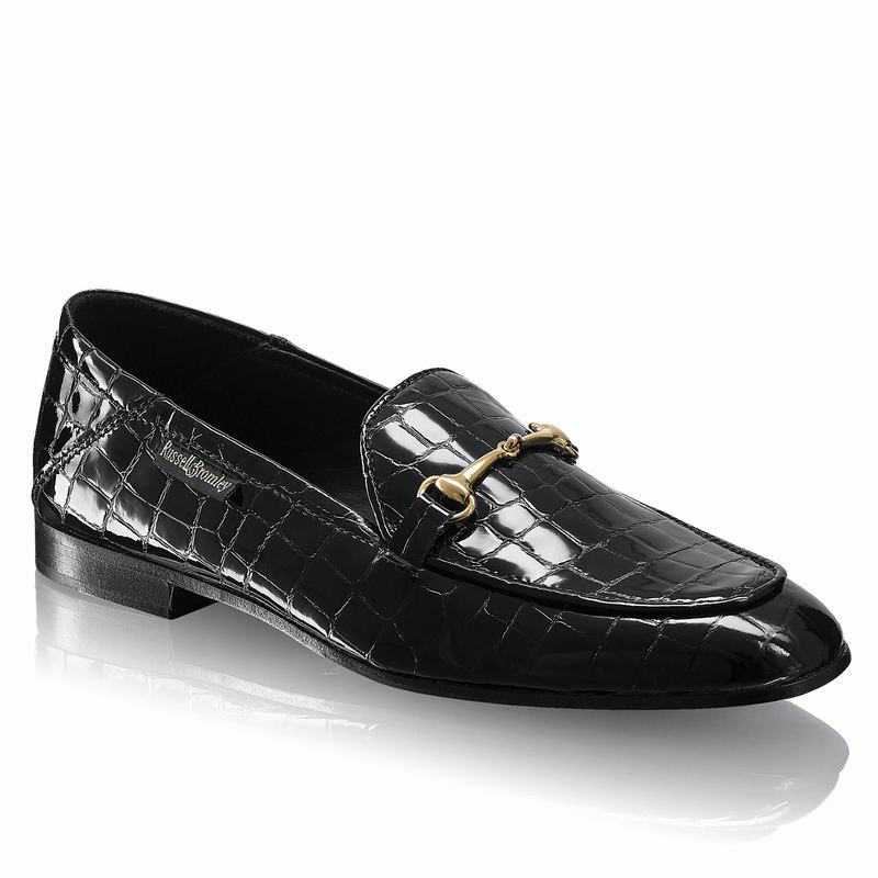 Russell And Bromley Loafer Ženske Mokasinke Crne | BUK6949XD