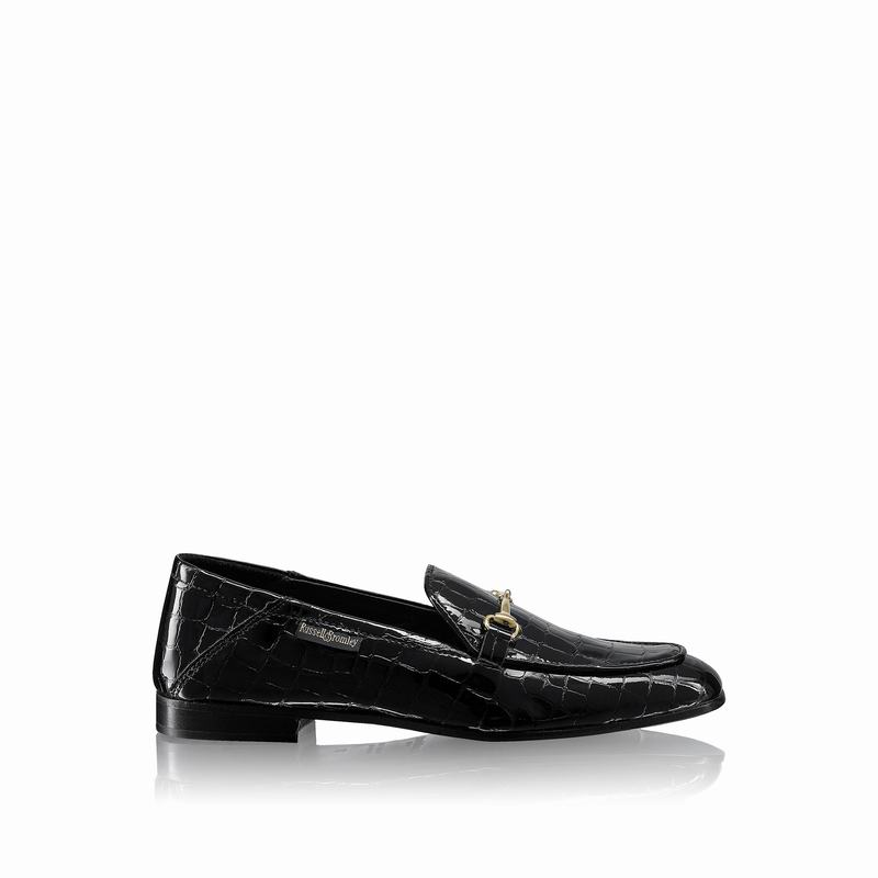 Russell And Bromley Loafer Ženske Mokasinke Crne | BUK6949XD