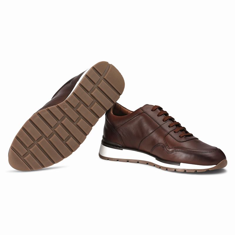 Russell And Bromley Lomond Muške Niske Tenisice Smeđe | RTK747SW