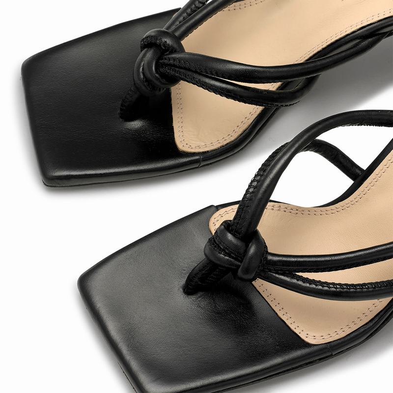 Russell And Bromley Margarita Ženske Sandale Na Petu Crne | KUB8495FP