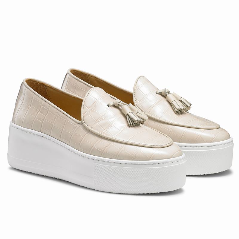 Russell And Bromley Moc Up Ženske Slip On Tenisice Smeđe | ZUQ2678IY