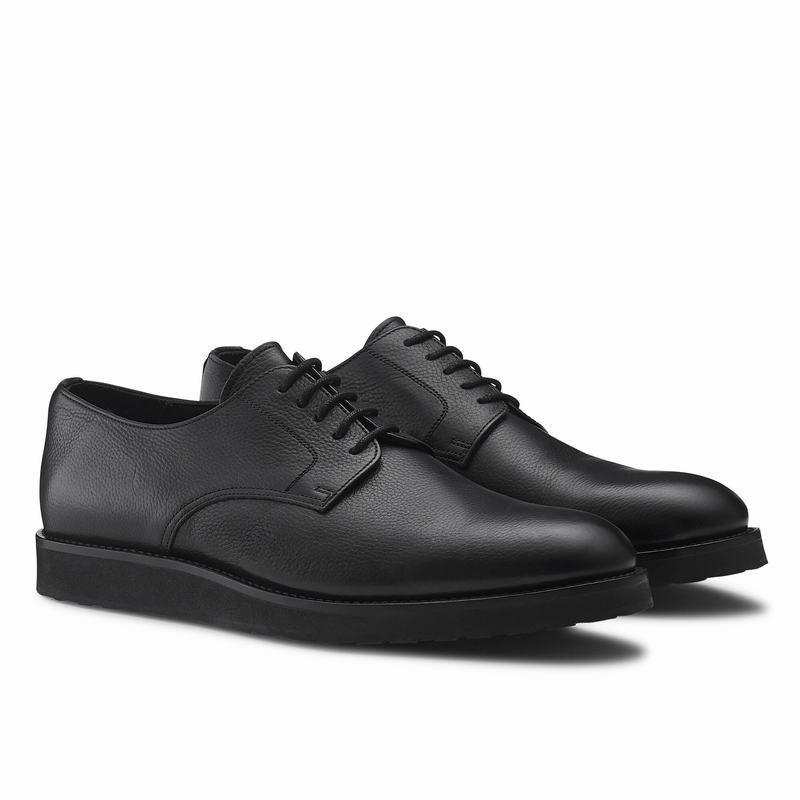 Russell And Bromley Passport Muške Derby Cipele Crne | VNJ3071QB