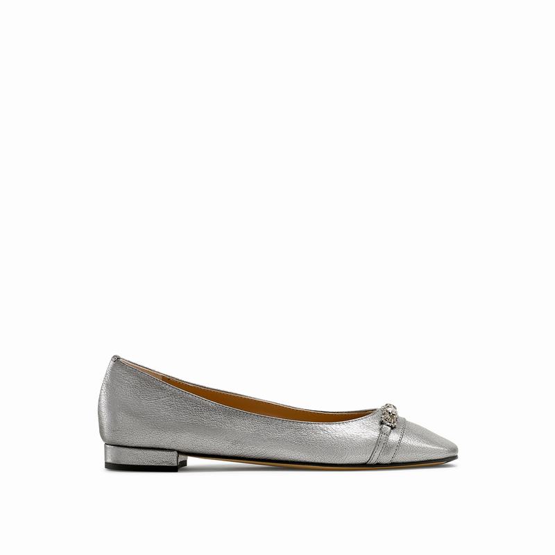 Russell And Bromley Posie Ženske Balerine Metalne | RDN7545BE