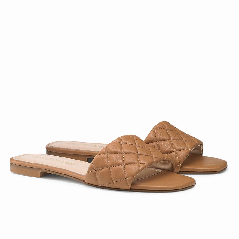 Russell And Bromley Quiltmule Ženske Mules Smeđe | PYF8917HO