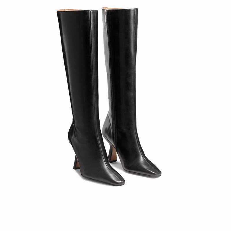 Russell And Bromley Razor Ženske Knee-high Boots Crne | OCB9867VK