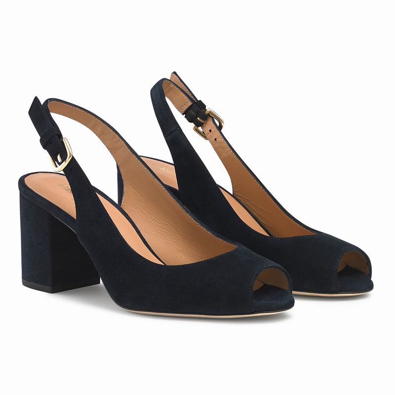 Russell And Bromley Sandown Ženske Sandale na Klin Plave | VEG815LF