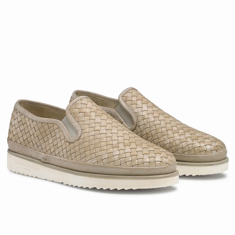 Russell And Bromley Sanmarina Ženske Slip On Tenisice Smeđe | FCU6999JM