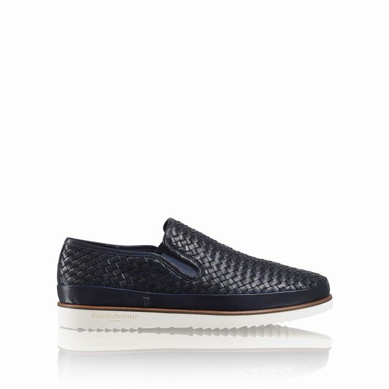 Russell And Bromley Sanmarino Muške Slip On Cipele Plave | GHF8642AC