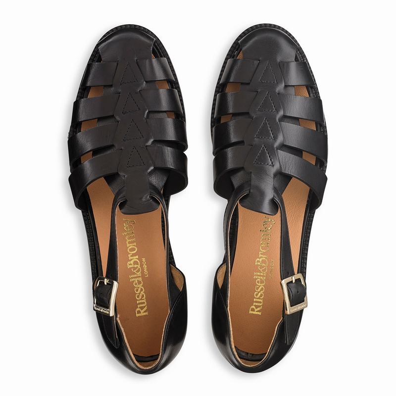 Russell And Bromley Siracuse Ženske Sandale Crne | BDY45100UR