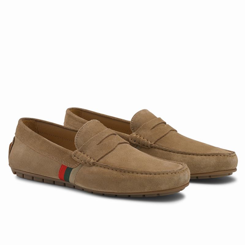 Russell And Bromley Soft Wear Muške Mokasinke Kaki Boja | AVR2197OZ