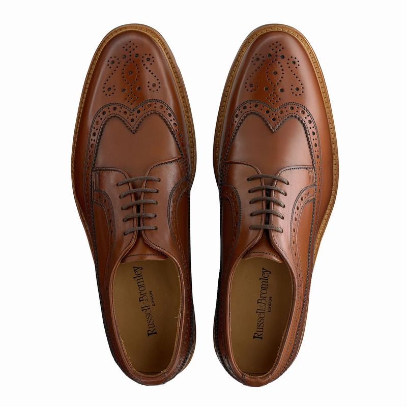 Russell And Bromley Southport Muške Derby Cipele Smeđe | MIG6491TK