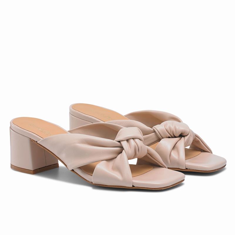 Russell And Bromley Top Knot Ženske Sandale na Klin Roze | JFH6381XK