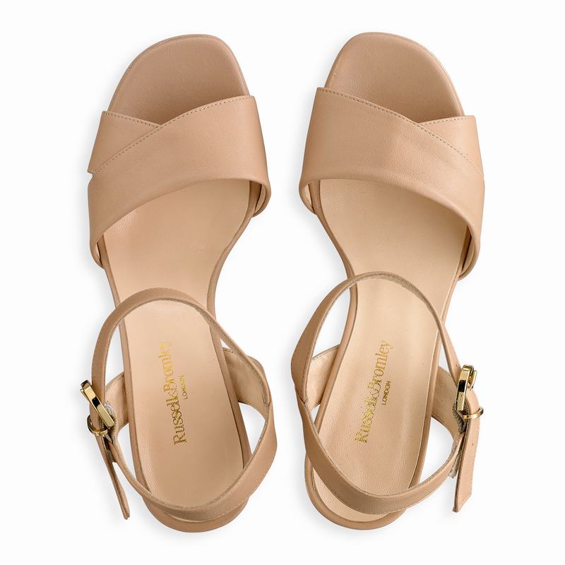 Russell And Bromley Topform Ženske Sandale na Klin Roze | LKA4513UE