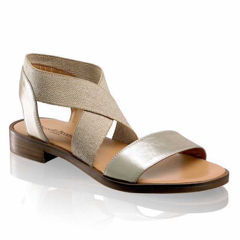 Russell And Bromley Tribeca Ženske Sandale Metalne | DZU9425BD