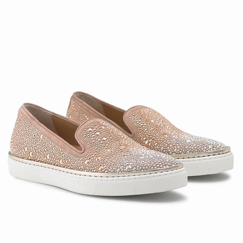 Russell And Bromley Twinkletoe Ženske Slip On Tenisice Roze | DRB10064HA