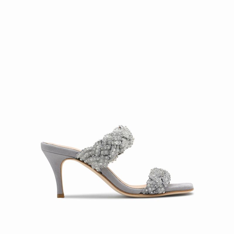 Russell And Bromley Be Jewel Ženske Sandale Na Petu Sive | IUN26100JX